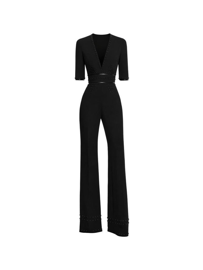 stud-embellishment jumpsuit 1