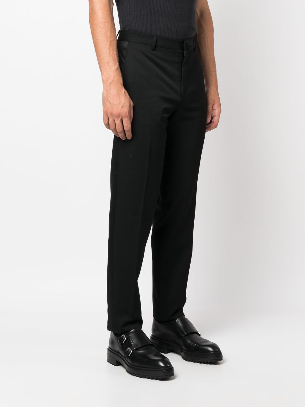 Lanvin Men Tuxedo Cigarette Trousers - 5