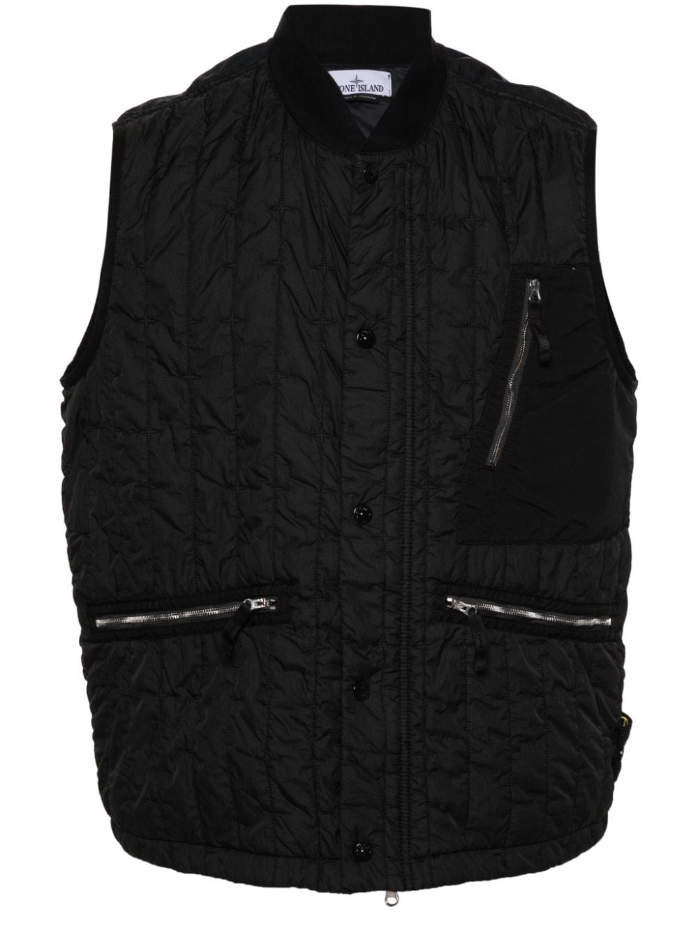Stella quilted padded gilet - 1