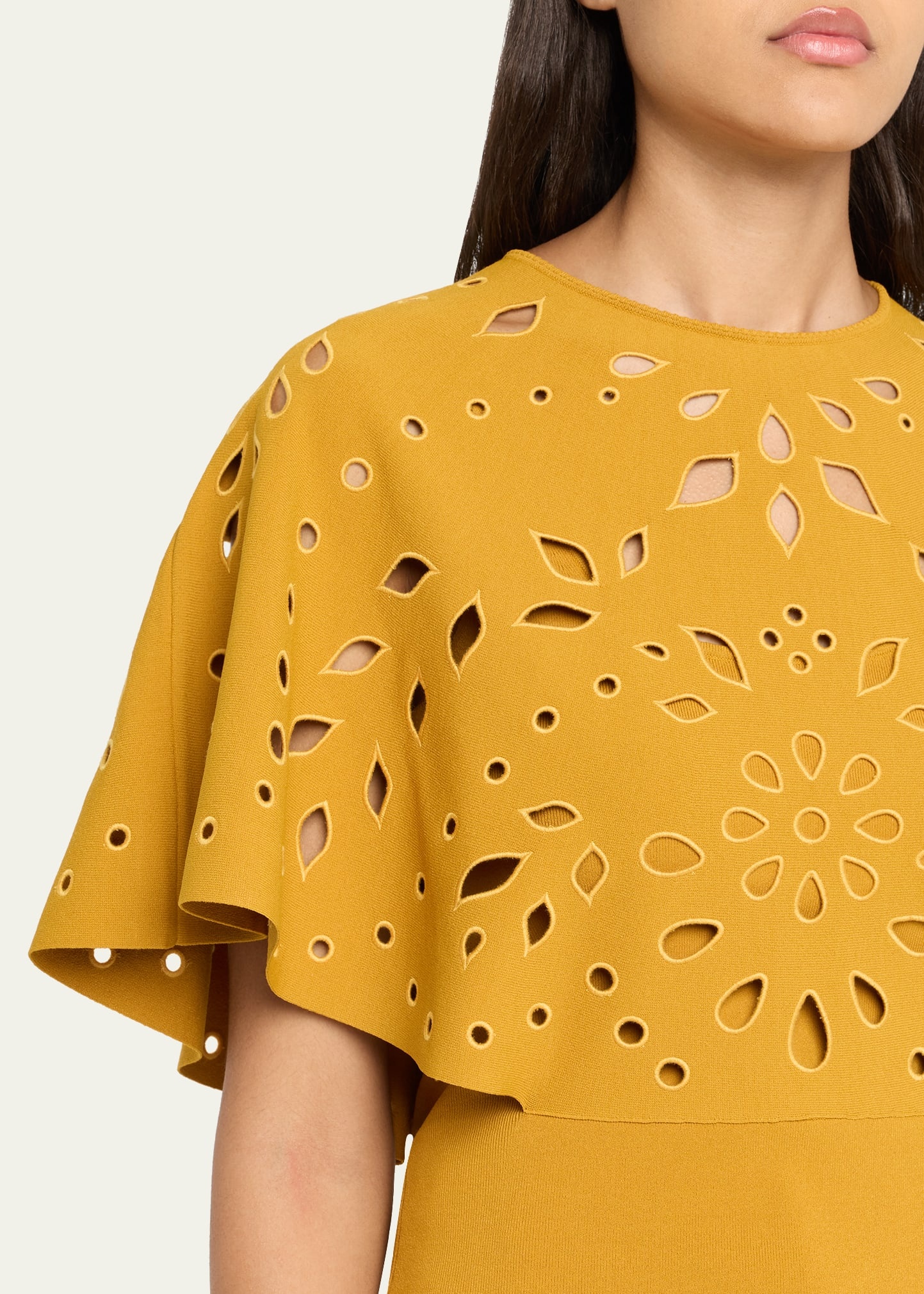Josie Cape-Sleeve Knit Top - 5