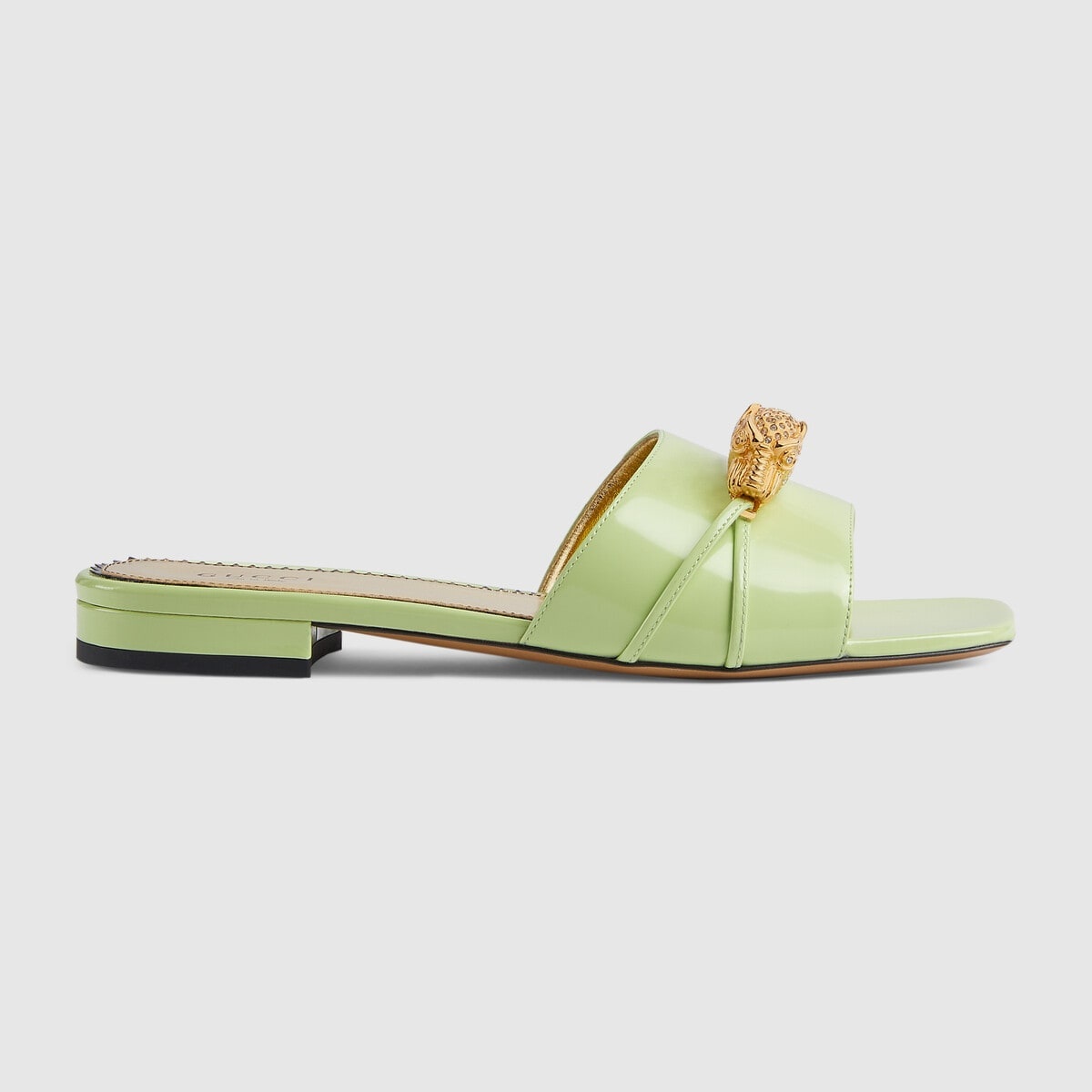 Women's slide sandal with hardware - 1