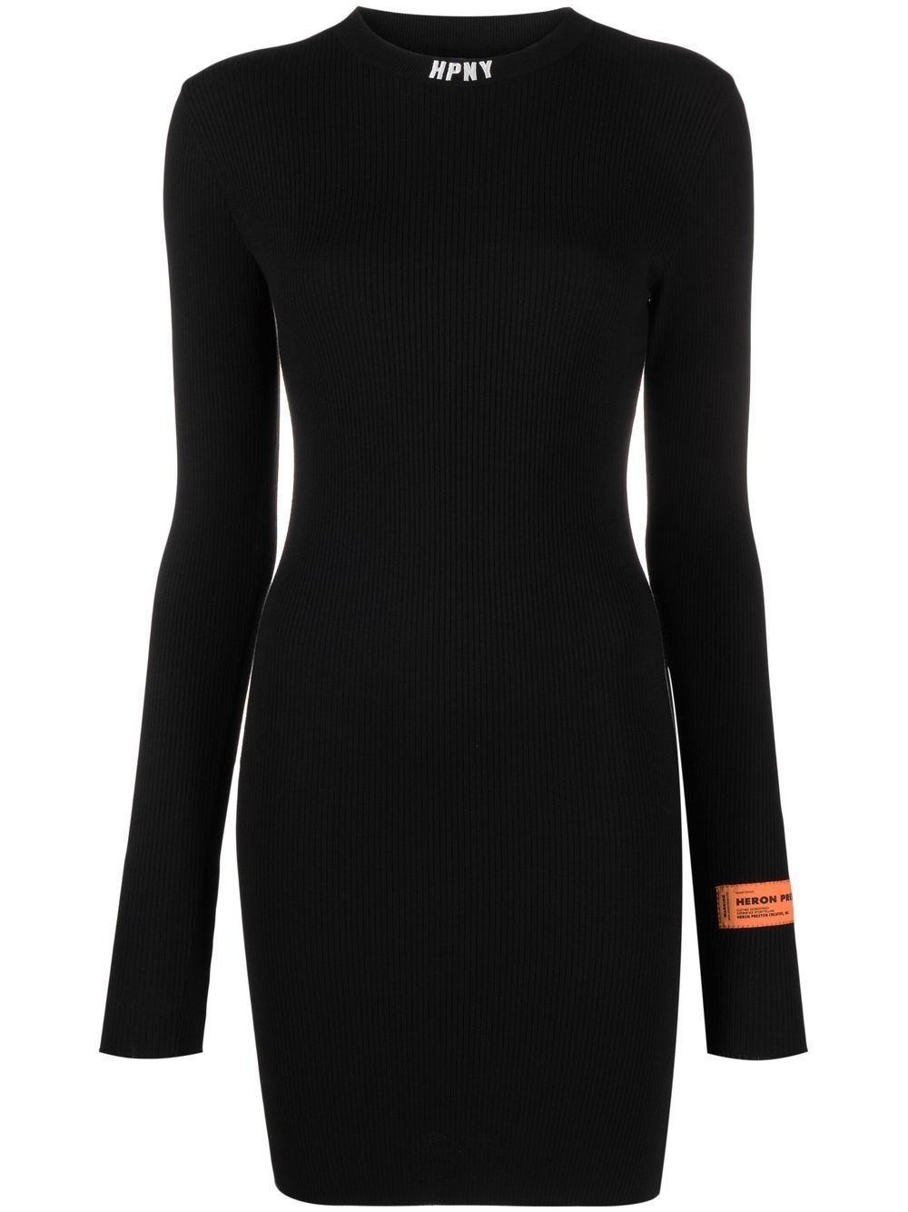 logo-print dress - 1
