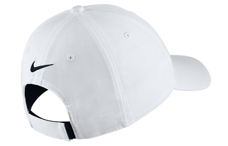Nike Nike Velcro Legacy 91 Golf Sports Cap White Black 892651-100 outlook