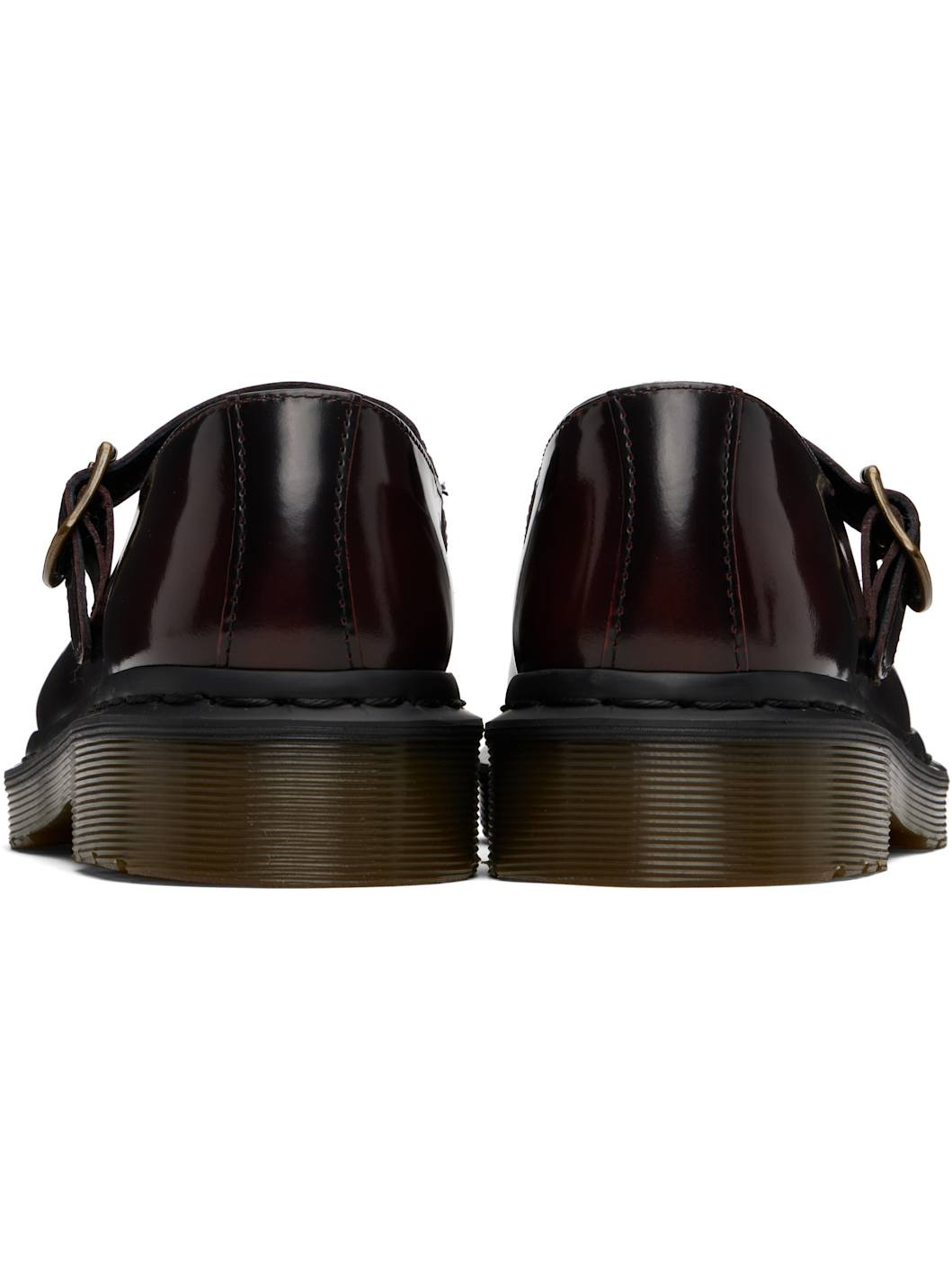 Burgundy Elphie Mary Jane Loafers - 2