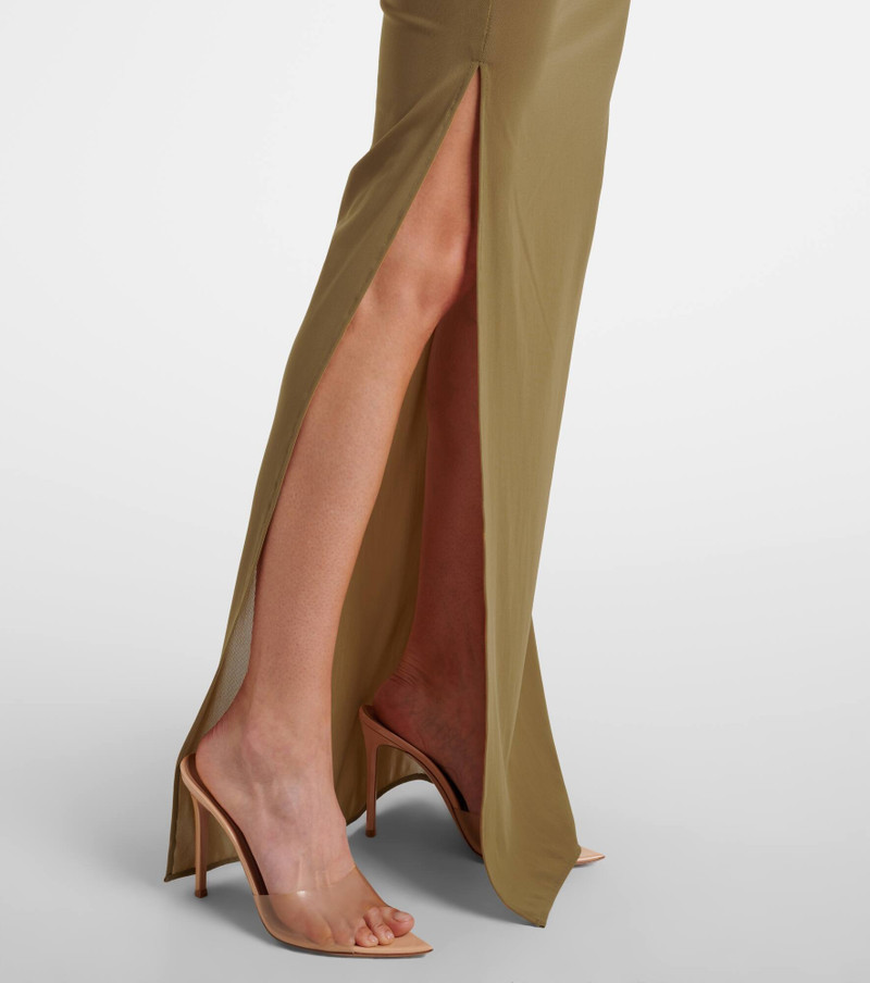 Sheer strapless corset dress 6