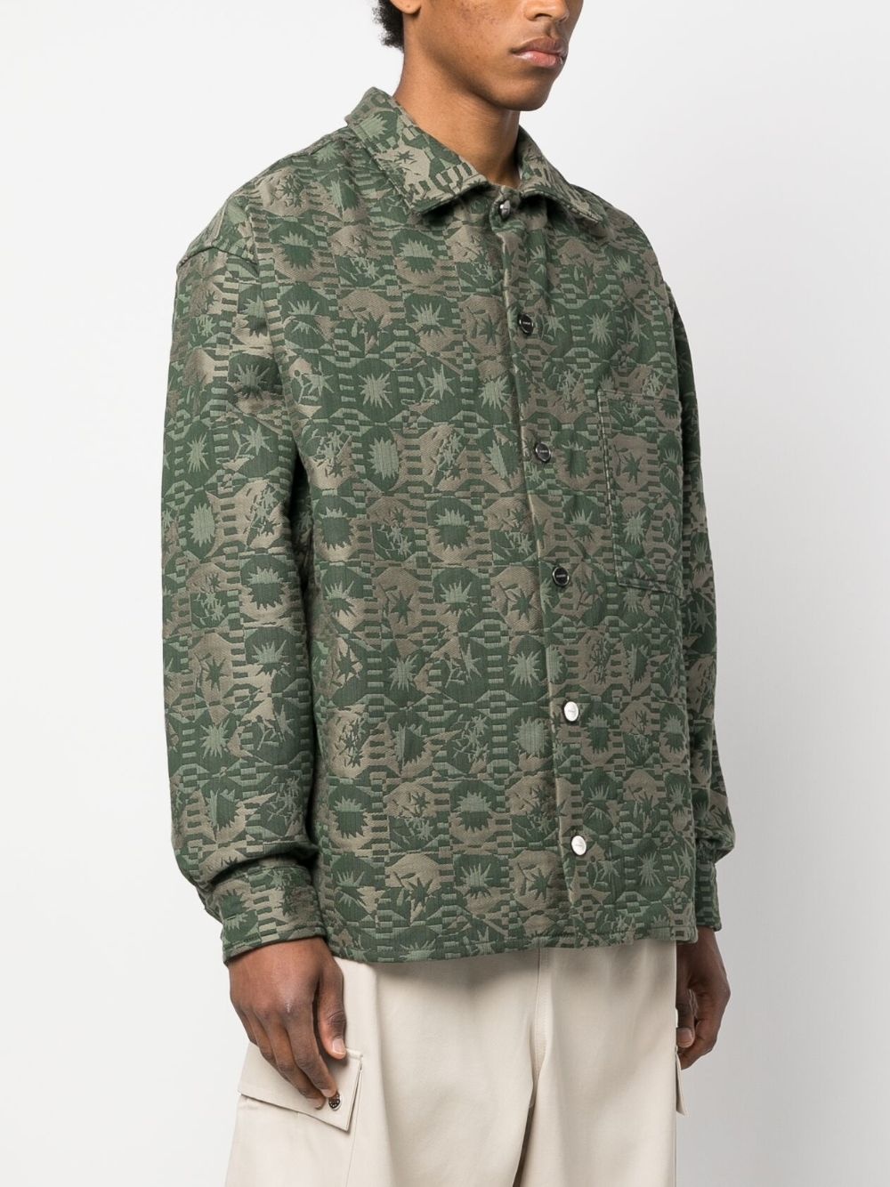 La surchemise Tecido jacquard shirt - 3