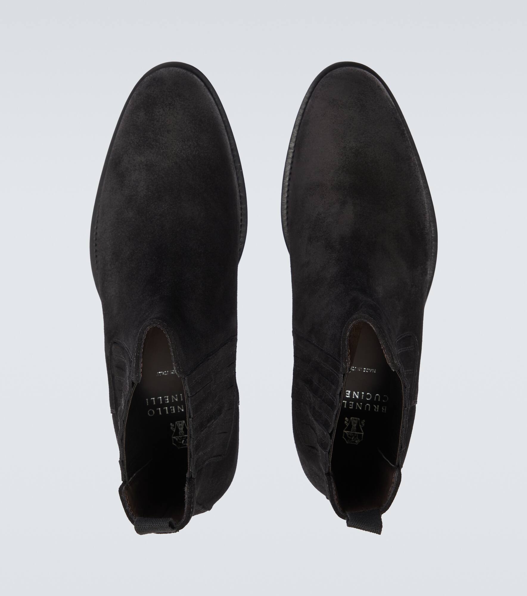 Suede Chelsea boots - 4