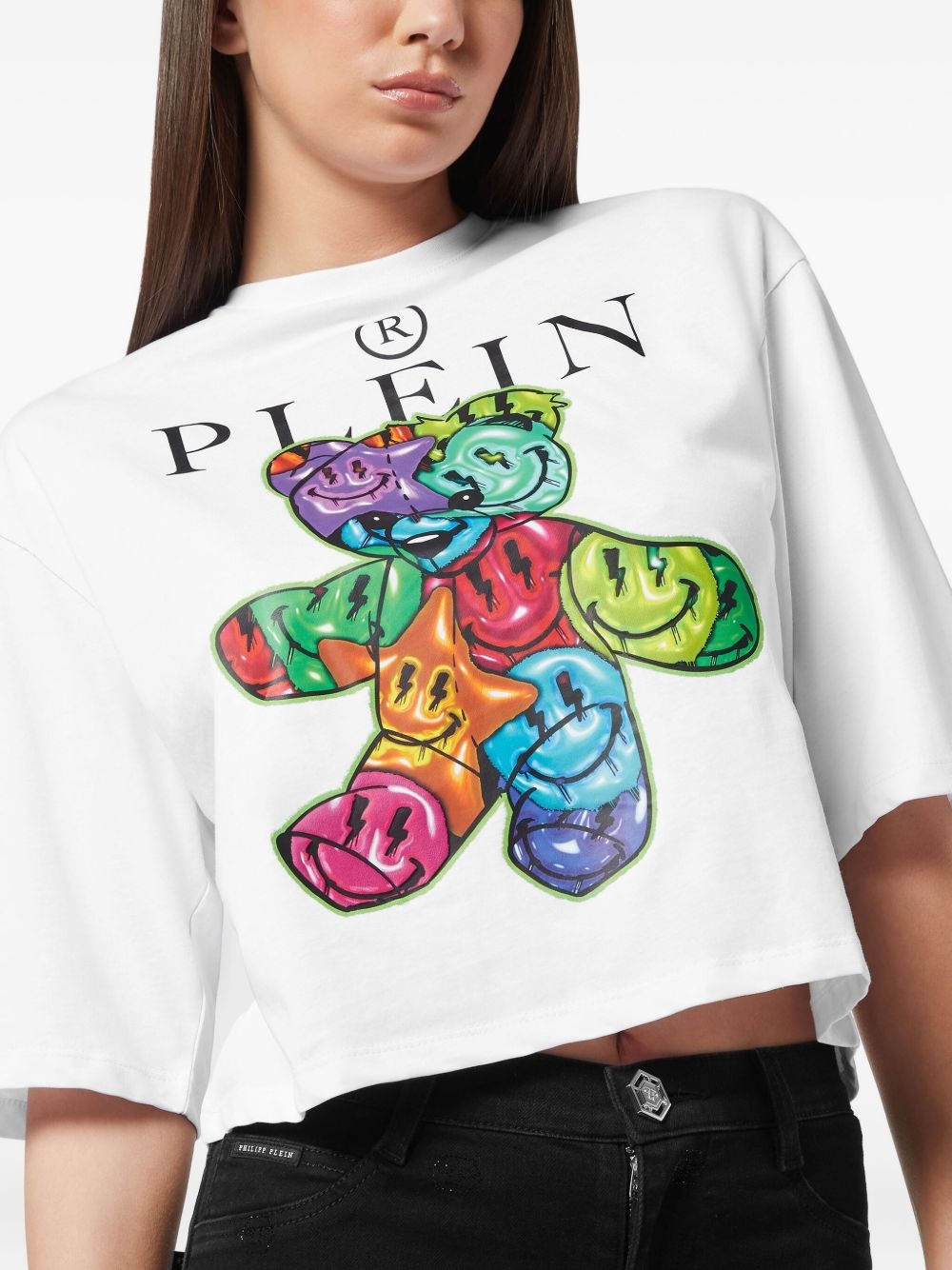 Teddy cropped T-shirt - 5