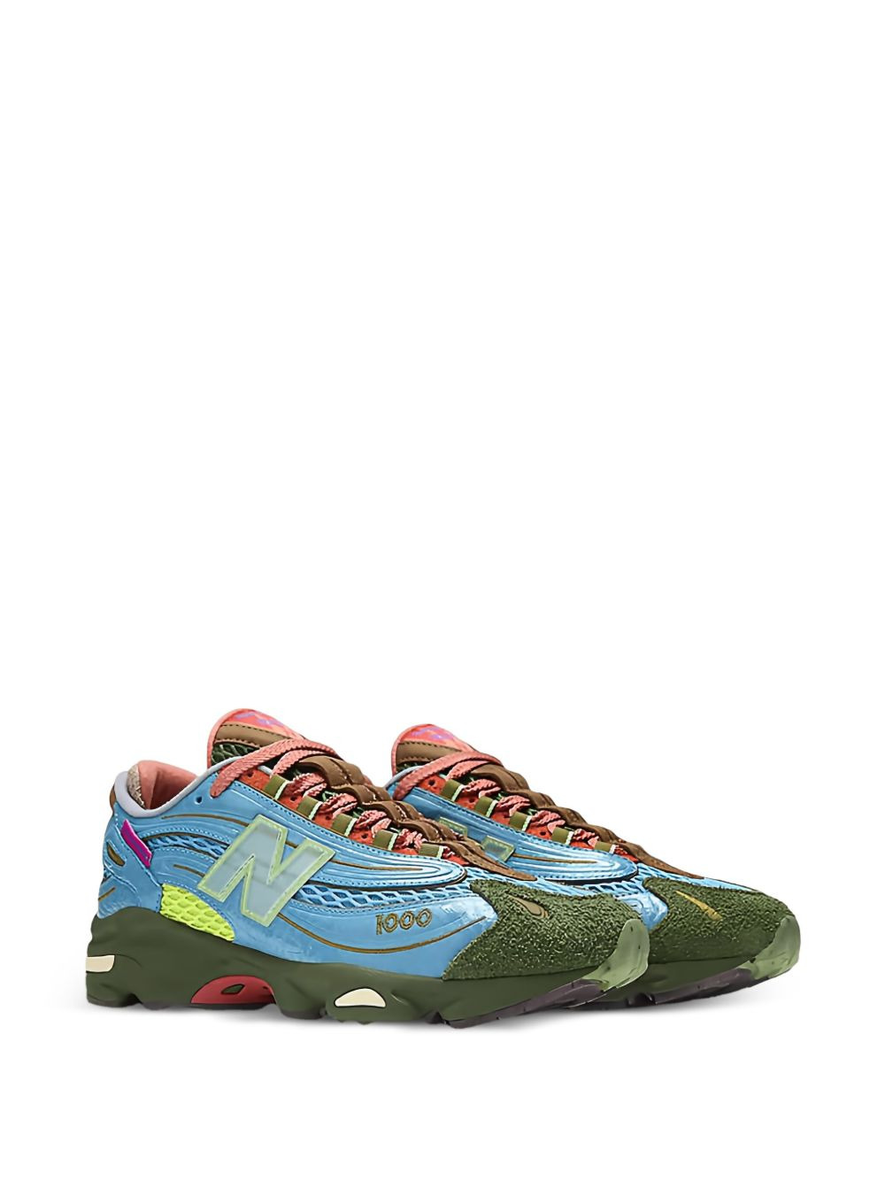 x Salehe Bembury 1000 mesh sneakers - 2