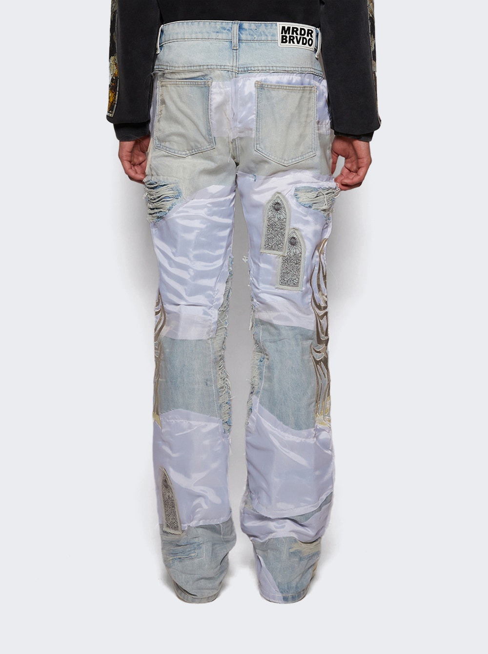 Winged Organza Denim Sky - 4