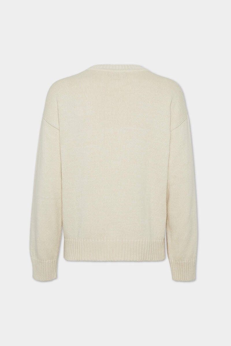 DSQUARED2 KNIT LOGO CREWNECK PULLOVER outlook