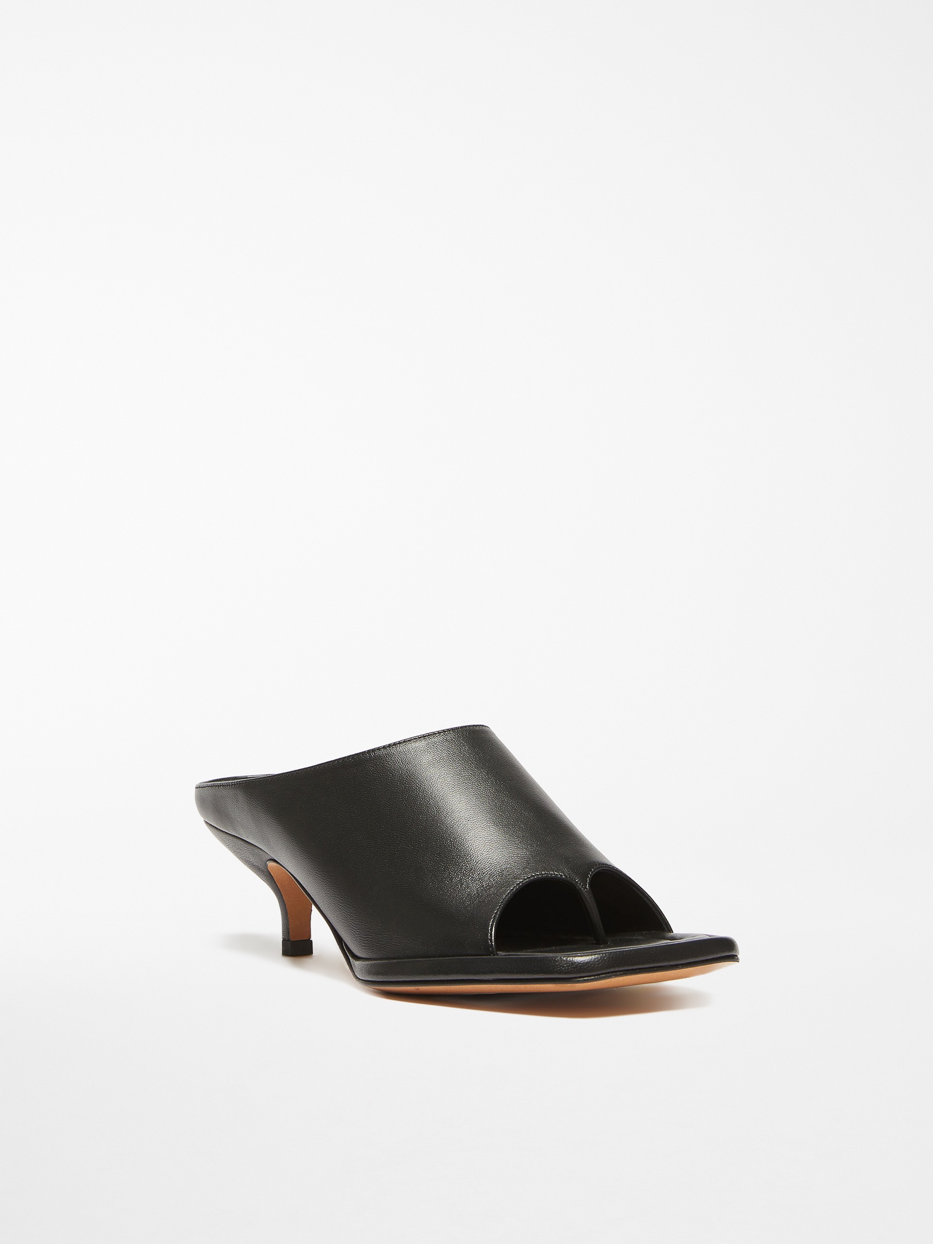 PATTINO Nappa leather T-post mules - 2