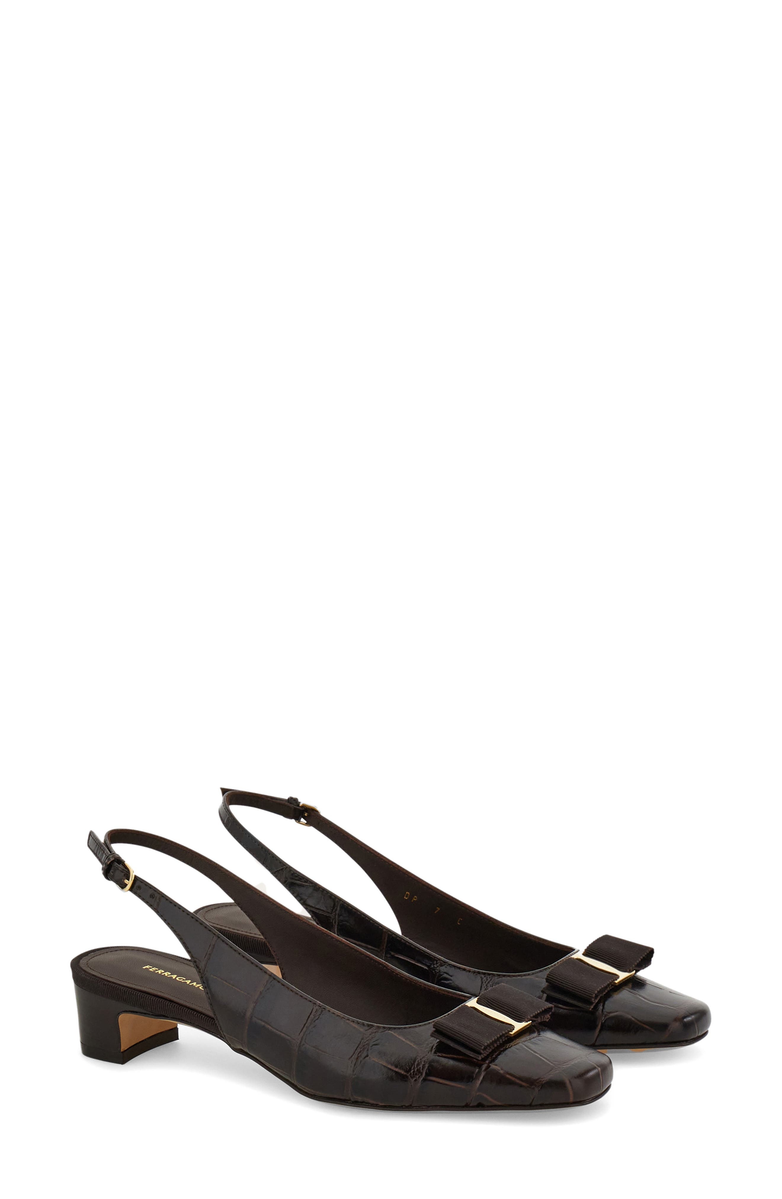 FERRAGAMO Rivada Slingback Pump in Testa Di Moro at Nordstrom - 1