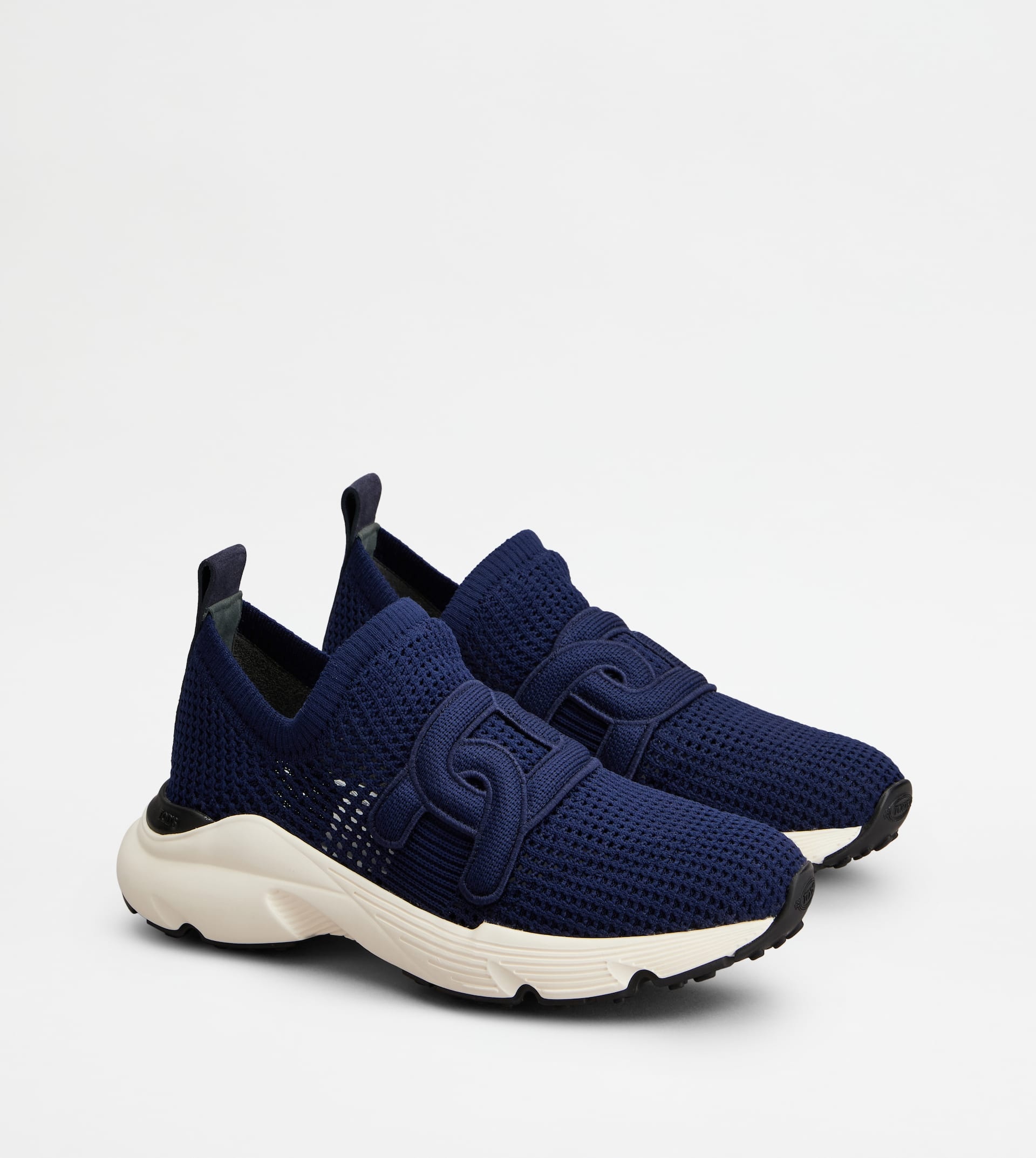 KATE SLIP-ON SNEAKERS IN FABRIC - BLUE - 2