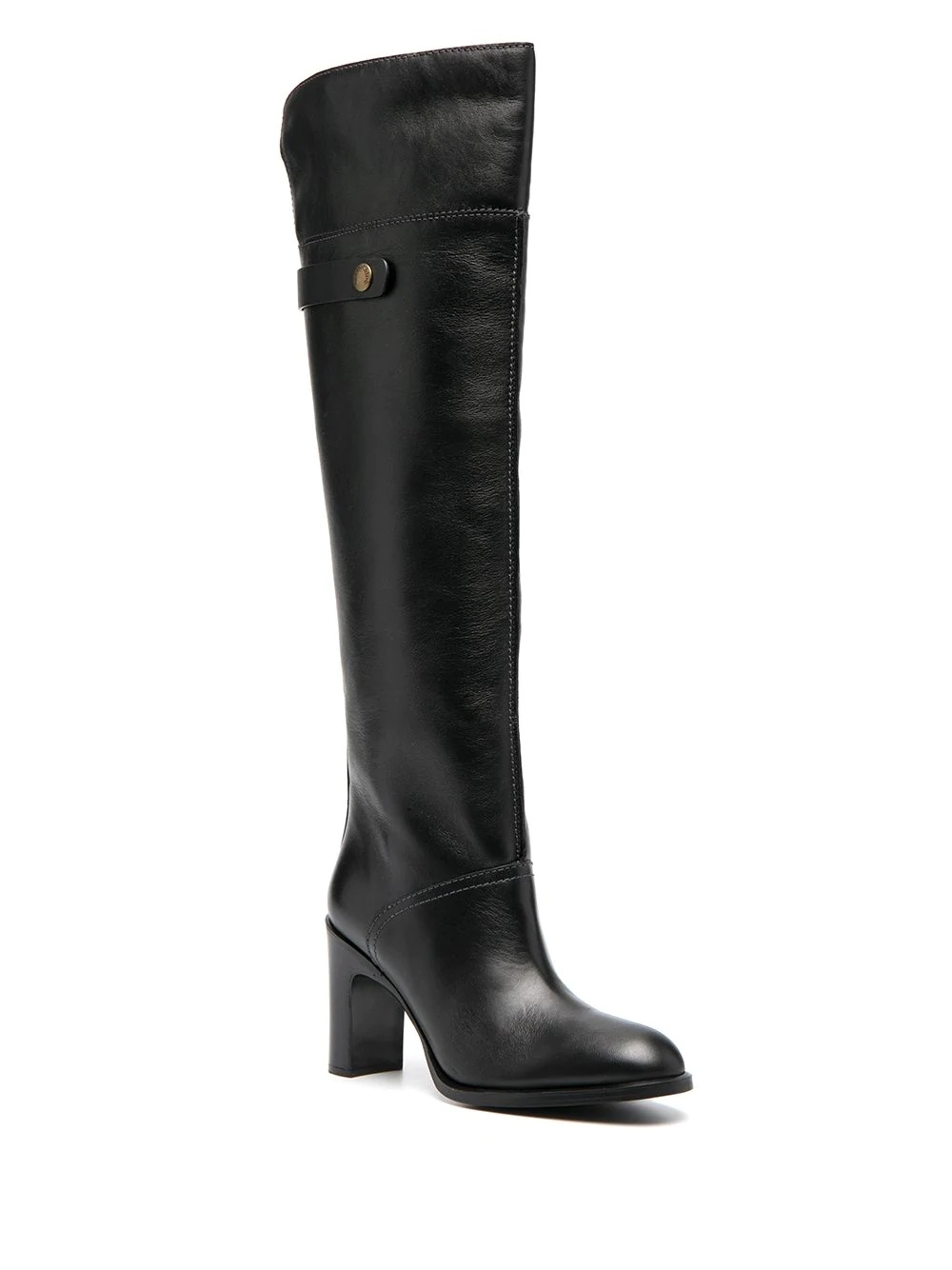 over-the-knee leather boots - 2