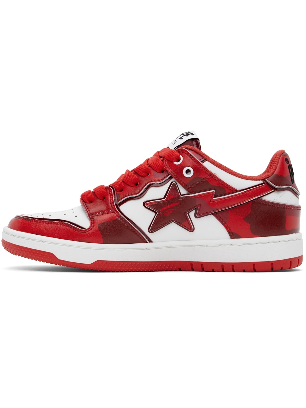 Red & White SK8 Sta #1 M2 Sneakers - 3