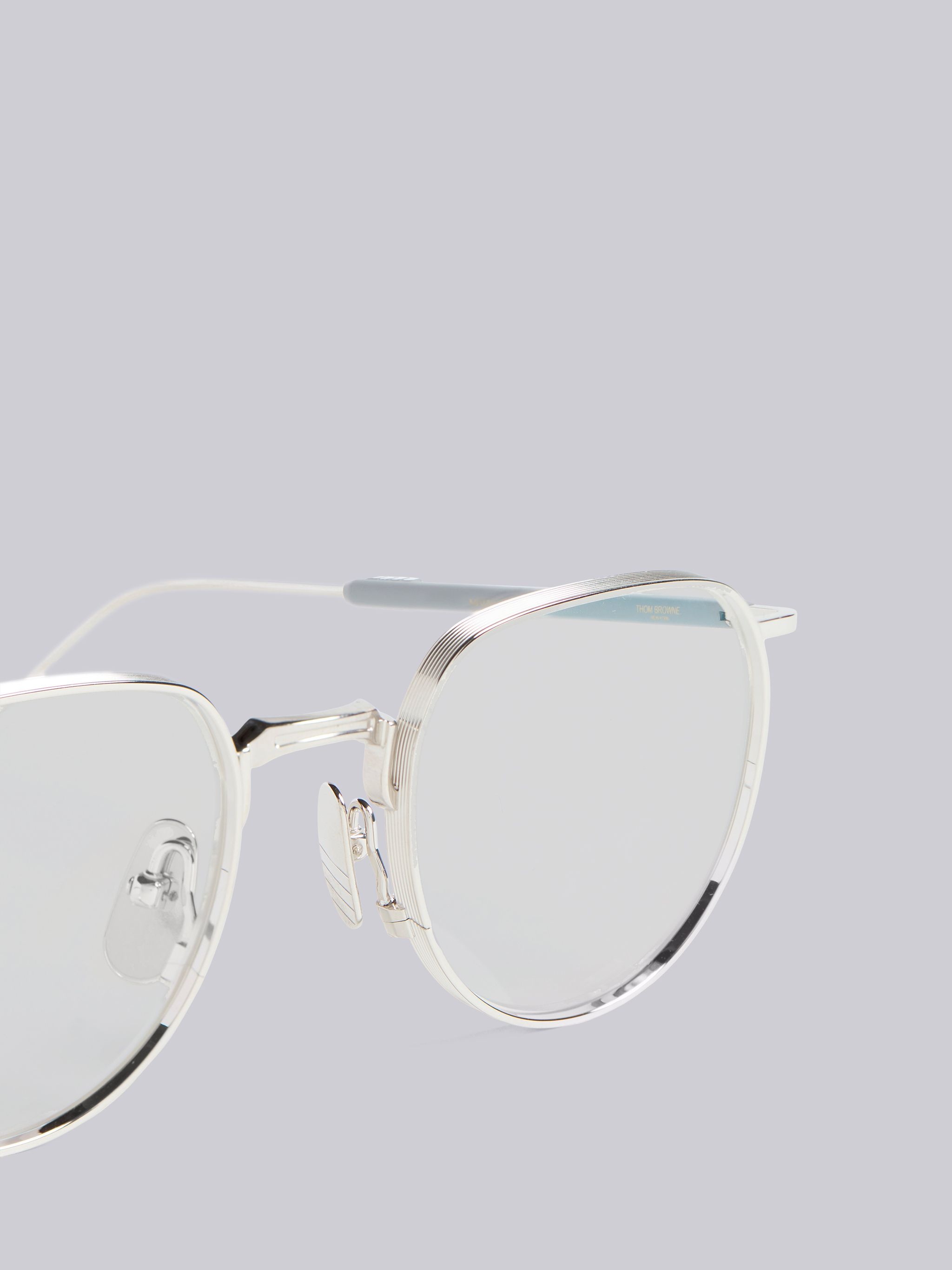 TB126 - Silver Clubmaster Sunglasses - 2