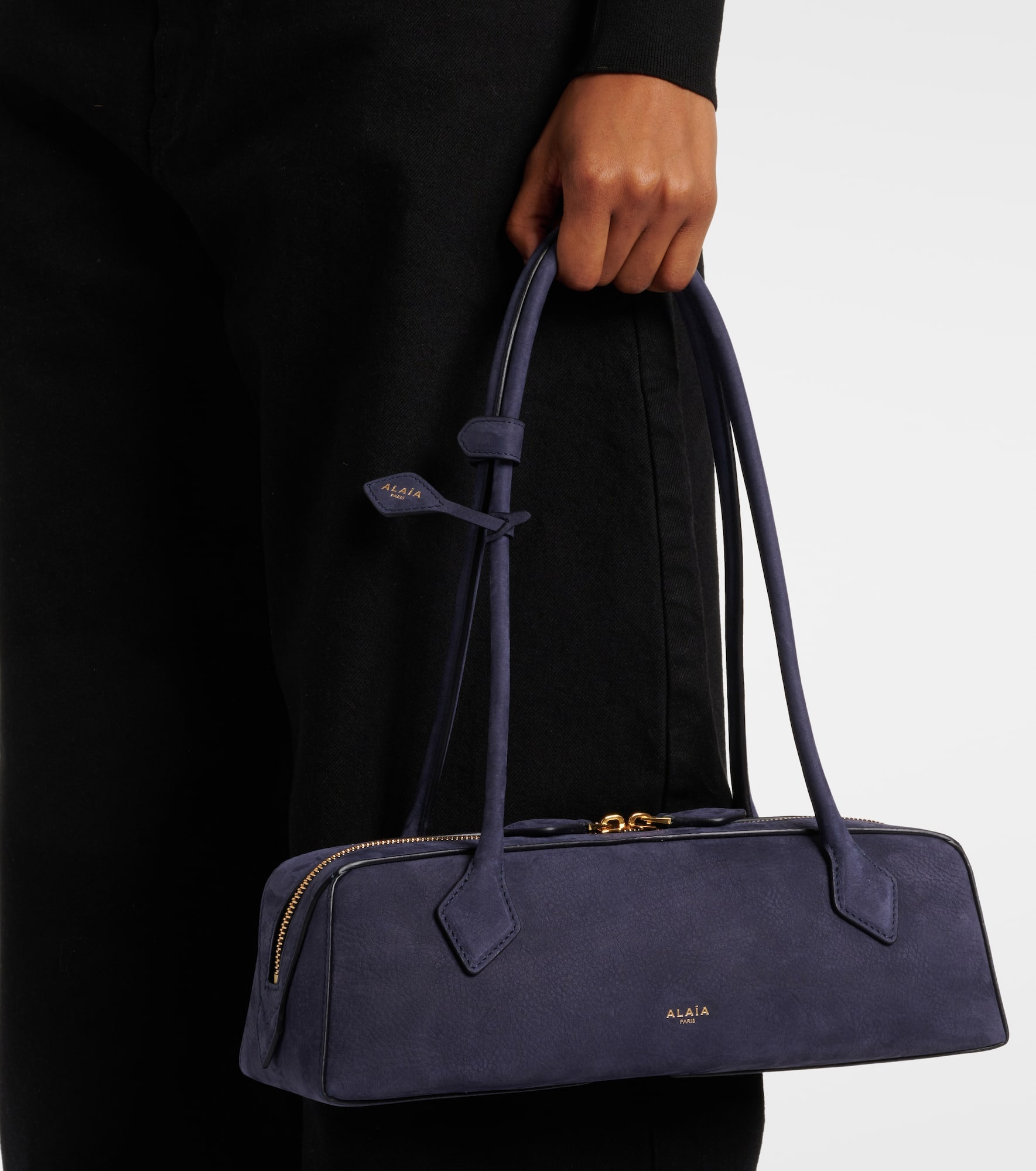 Le Teckel suede shoulder bag - 5