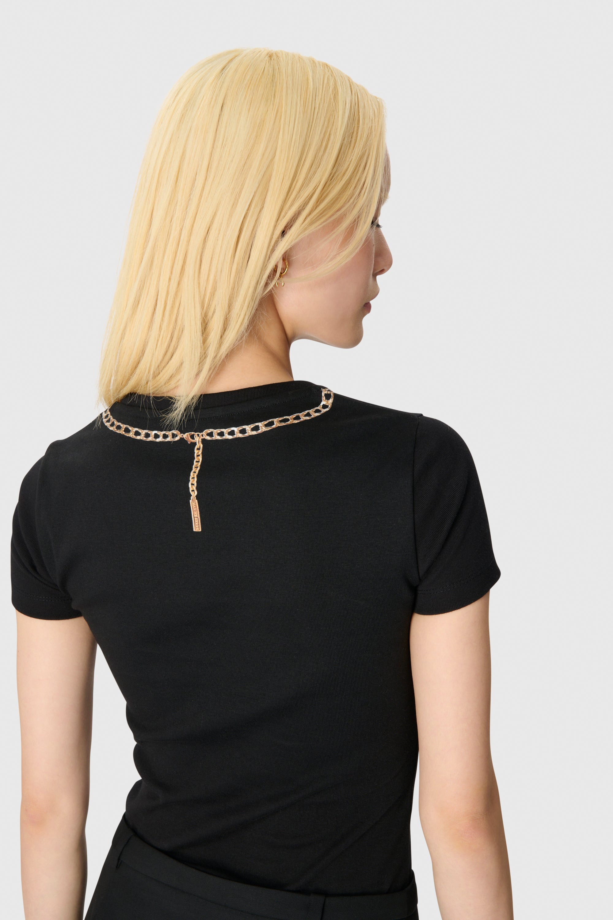 Trompe L'Œil Jewelry Jersey Baby Fit T-Shirt - 2