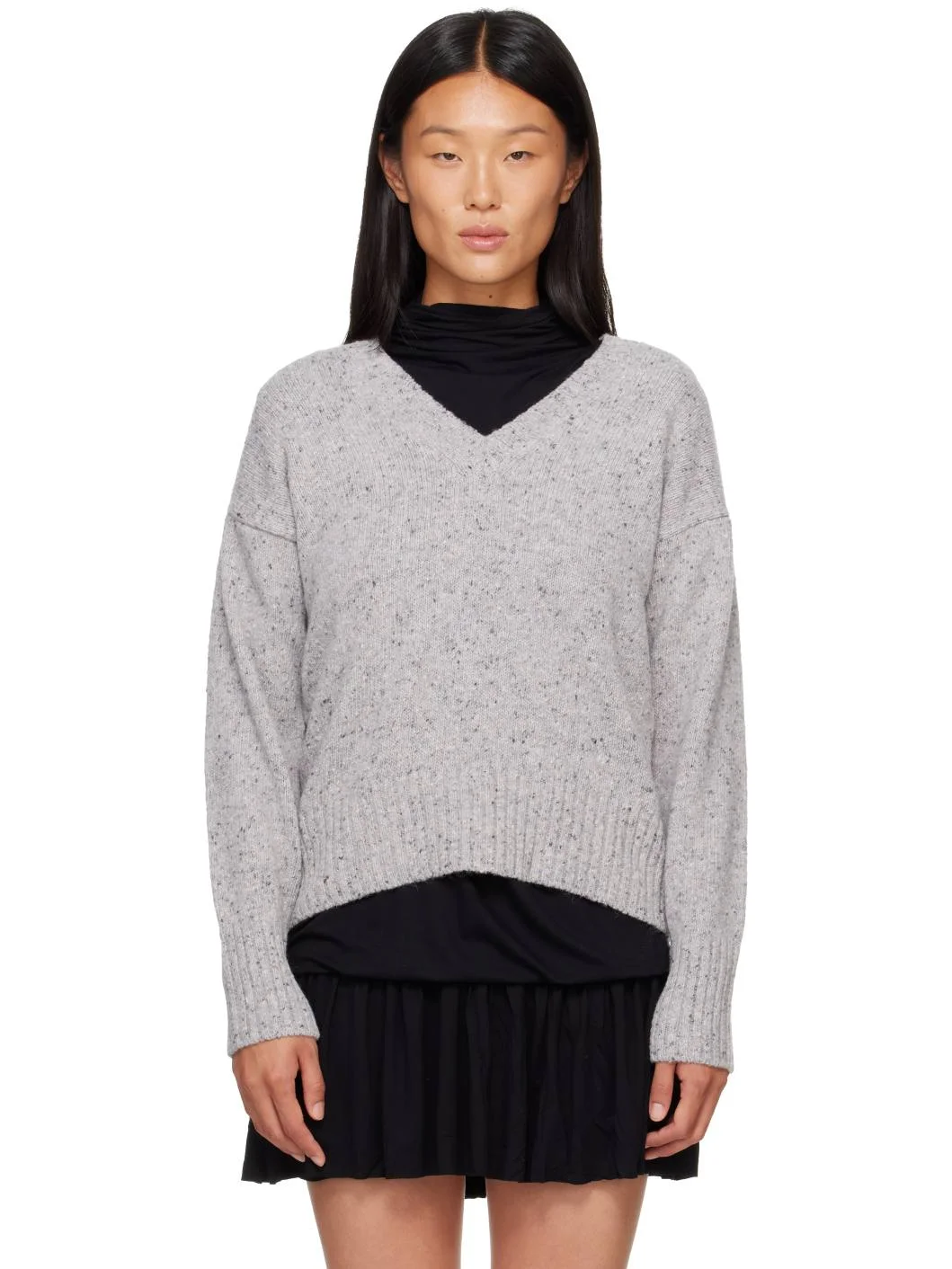 Gray Yuna Sweater - 1