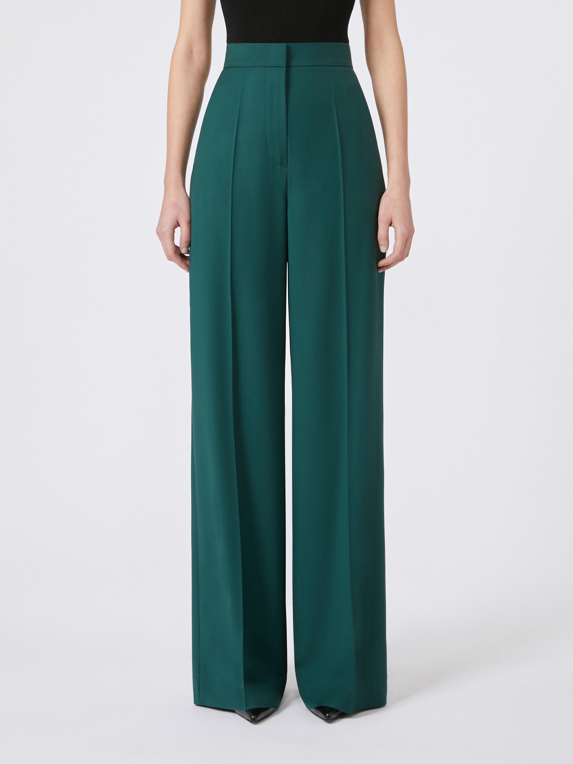 FERNET Straight-fit light wool trousers - 3