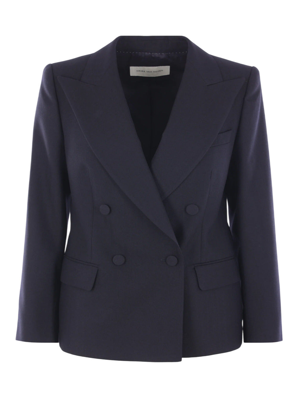 Dries Van Noten Women Beaura Double-Breasted Wool Jacket - 1