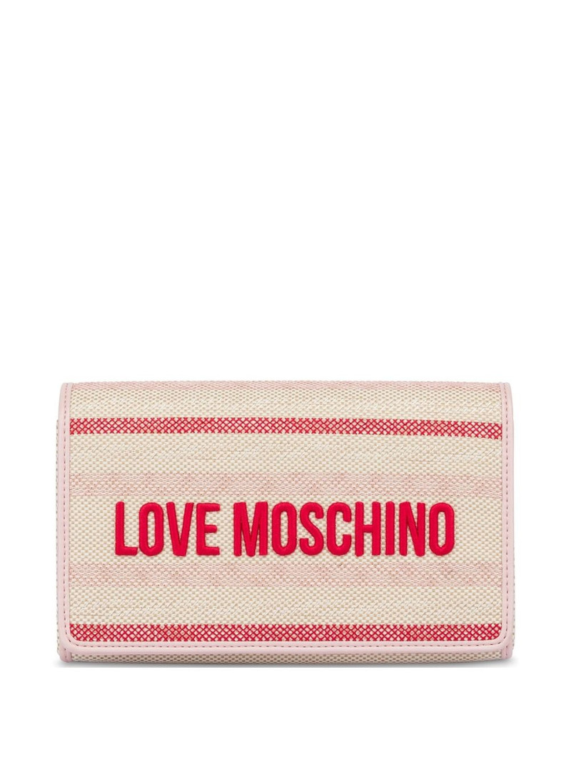 embroidered-logo crossbody bag 1
