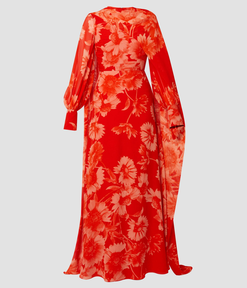LONG SLEEVE DRAPE GOWN 1