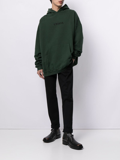 BALENCIAGA Unisex-print oversized hoodie outlook