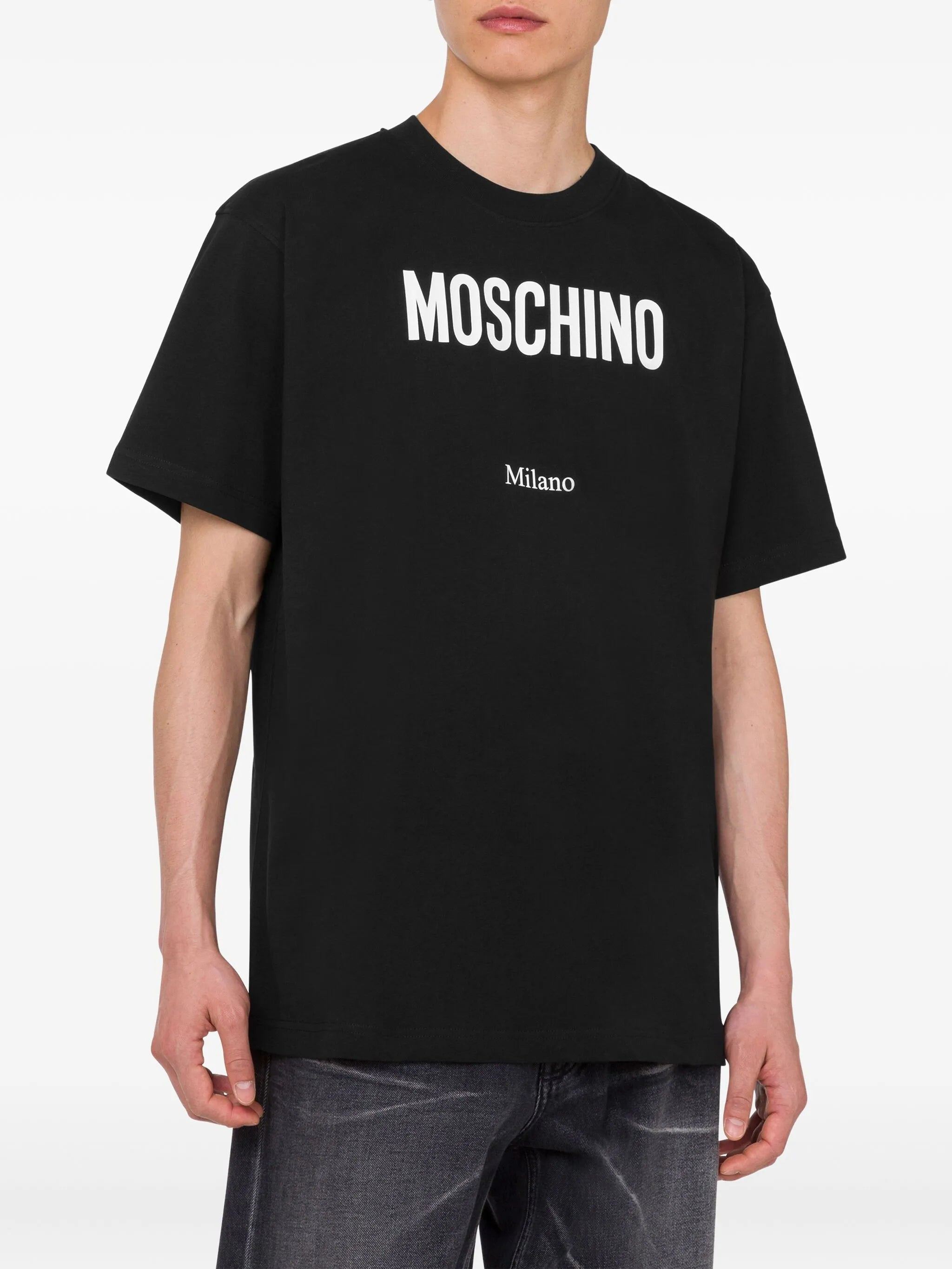 Moschino Logo-print Crew-neck T-shirt - 3