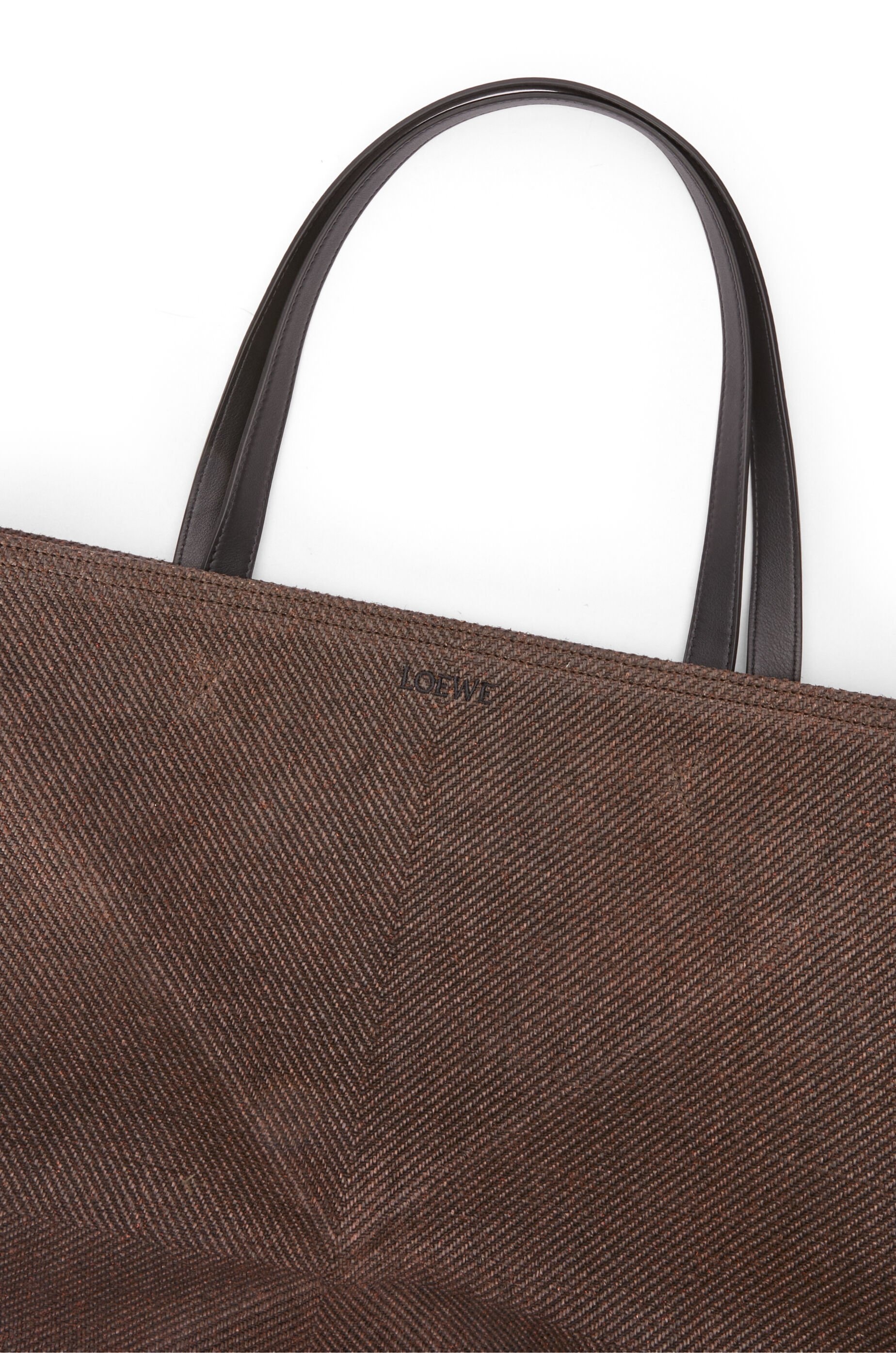 XL Puzzle Fold tote in waxed canvas - 8