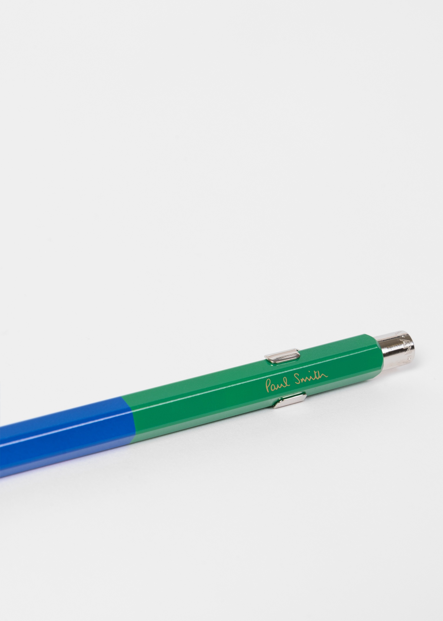 Caran d'Ache + Paul Smith - 849 Blue & Green Ballpoint Pen - 4