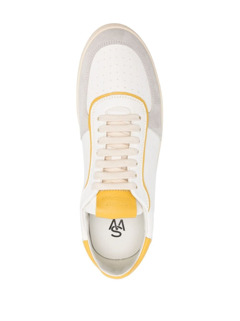 Derby leather sneakers 4