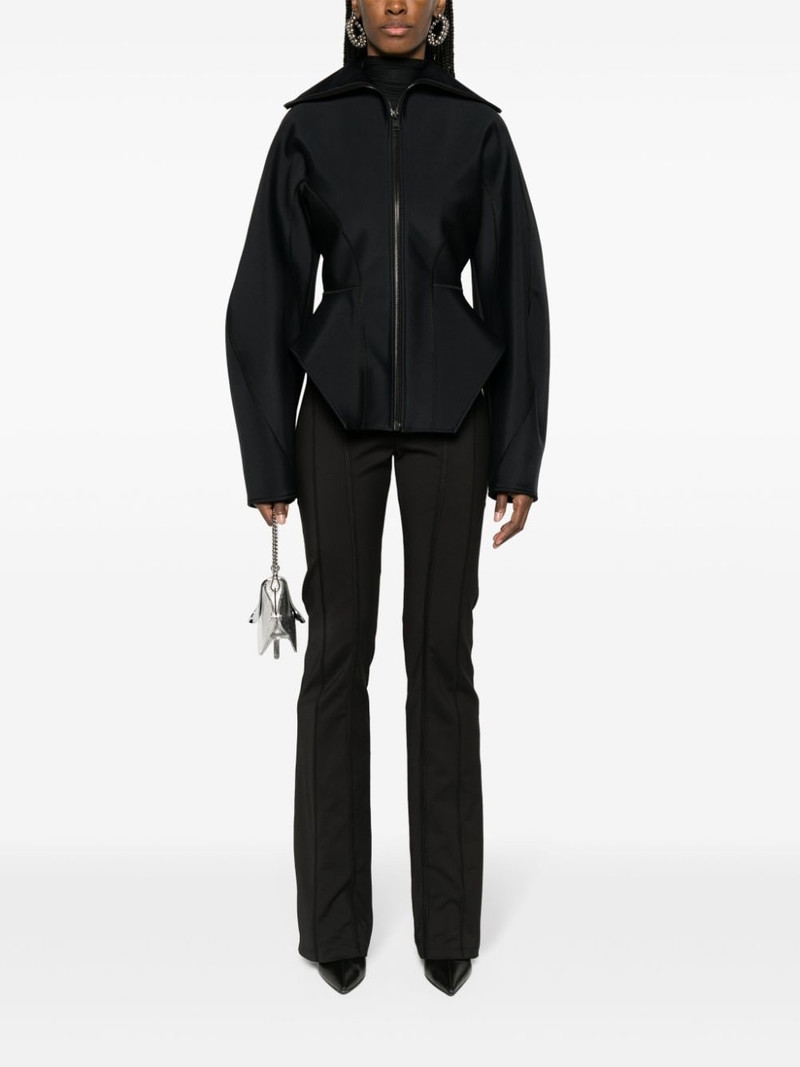 MUGLER corseted scuba jacket outlook