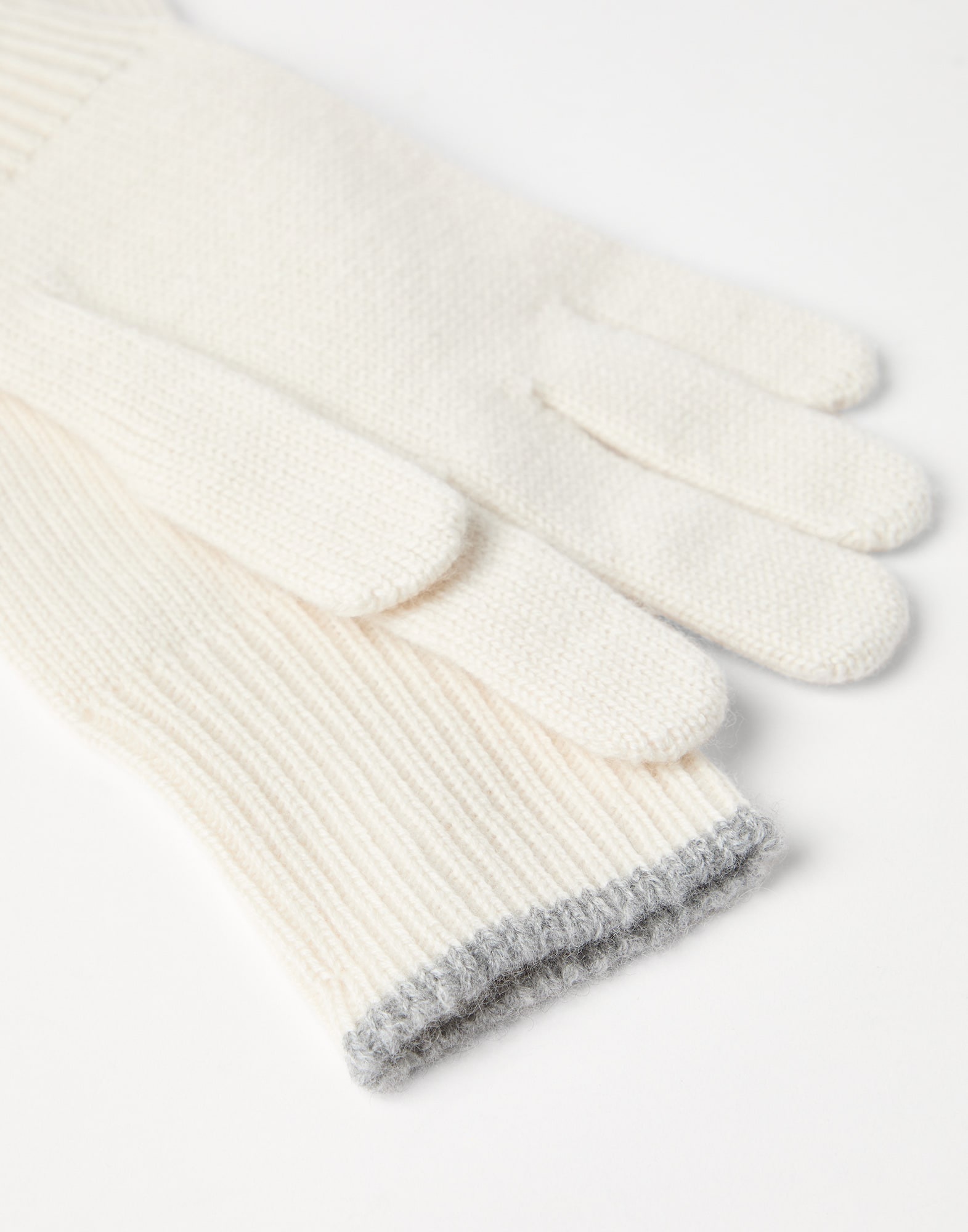 Cashmere knit gloves - 2