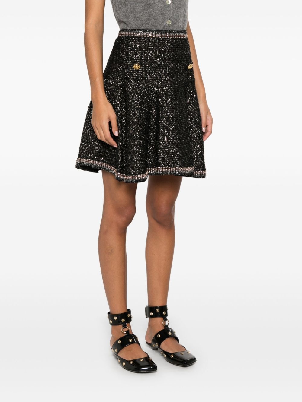 tweed mini skirt - 3