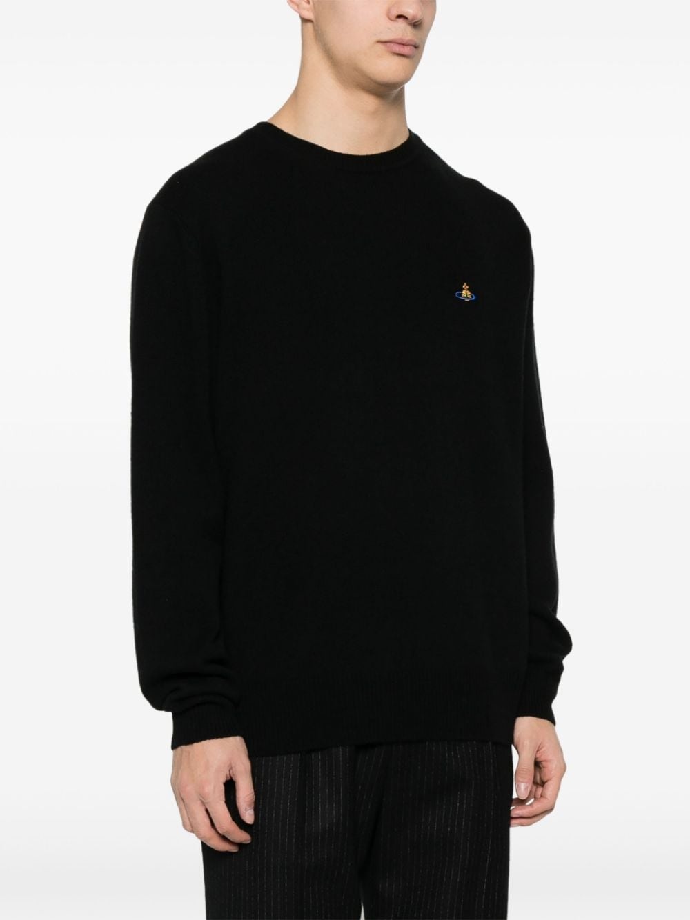 Orb-embroidery knit jumper - 3