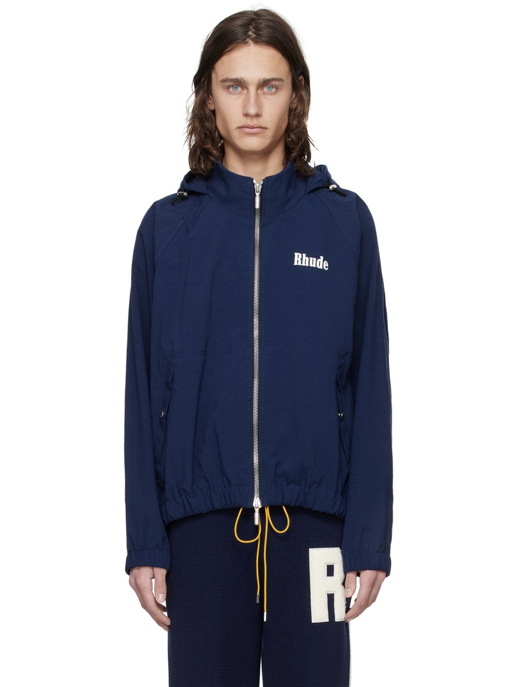 Navy Palm Jacket - 1