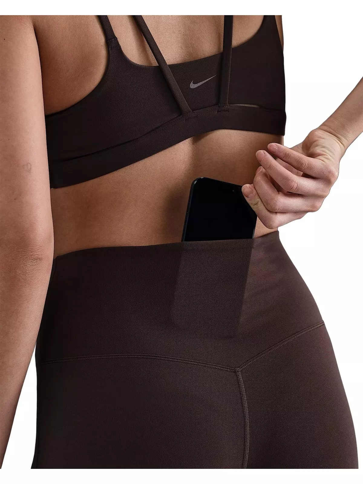 Women's Zenvy High-Waisted Flared Leggings - Brown - 4