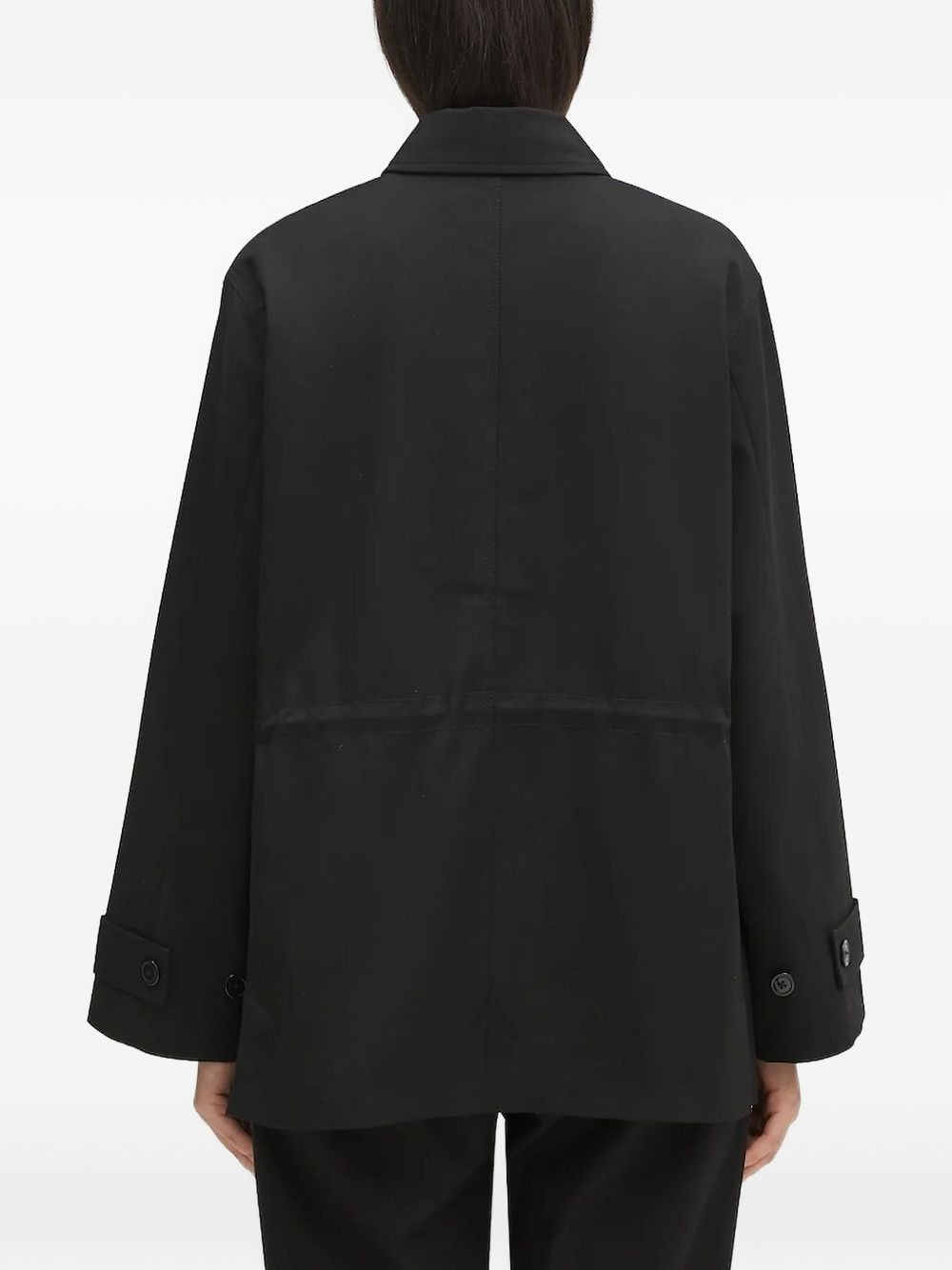 button-fastening flap-pocket jacket - 3