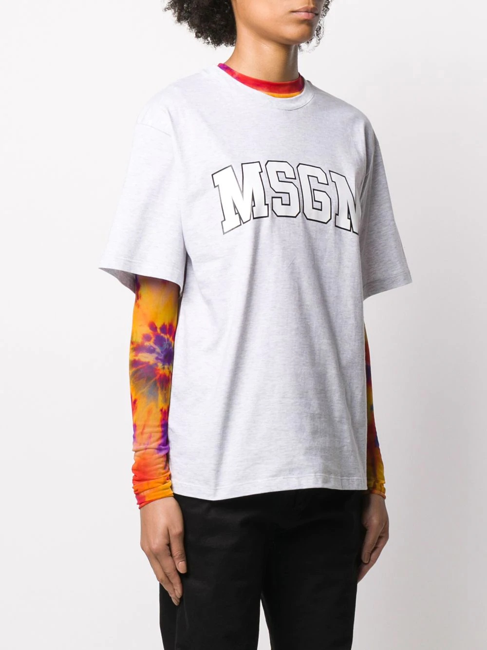 graphic logo-print T-shirt - 3