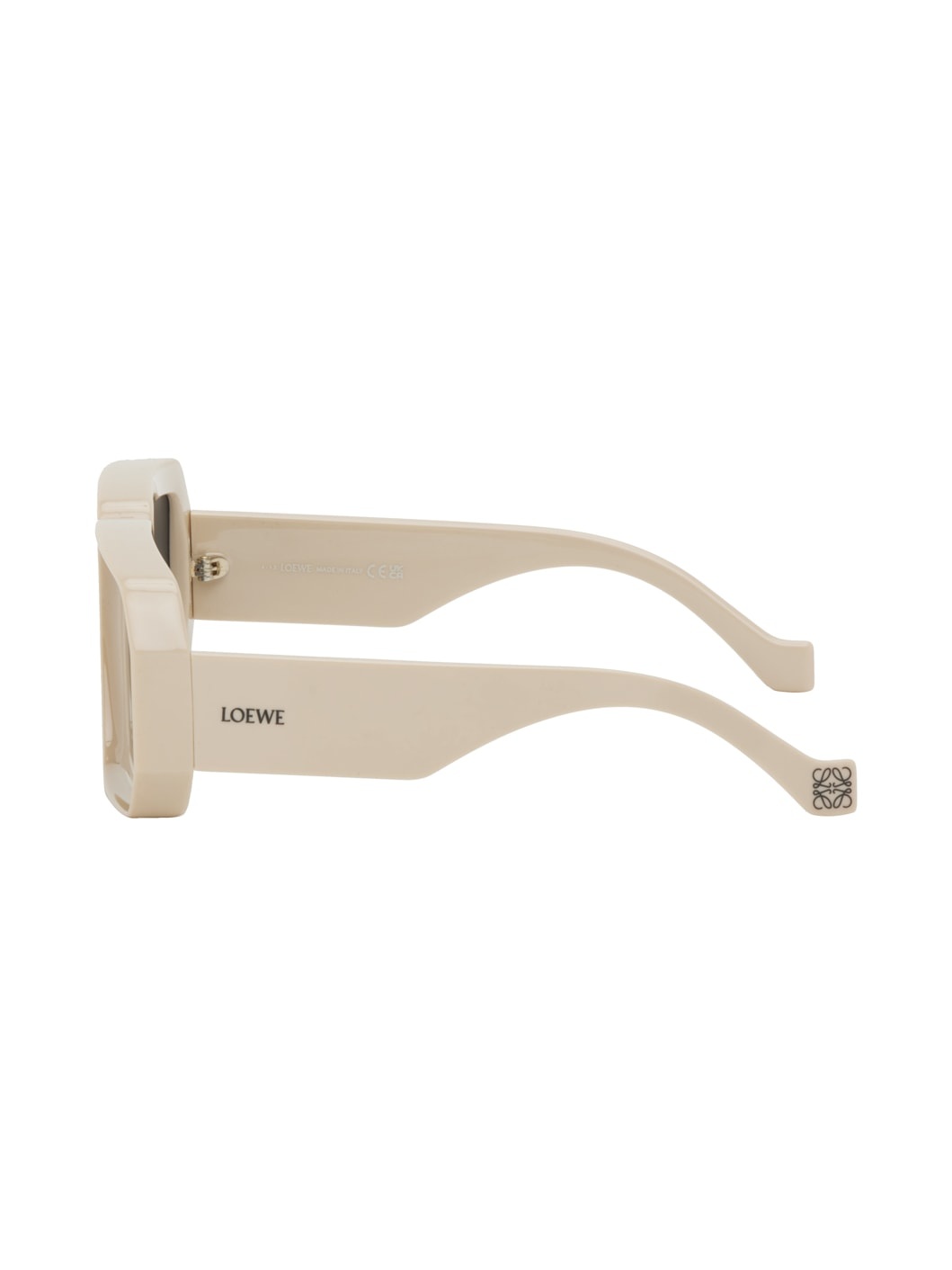 Paula's Ibiza Oversized Square-Frame Acetate Sunglasses ivory - 4