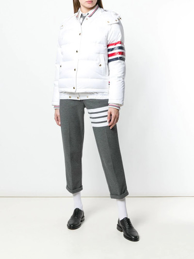 Thom Browne 4-Bar stripe padded bomber jacket outlook