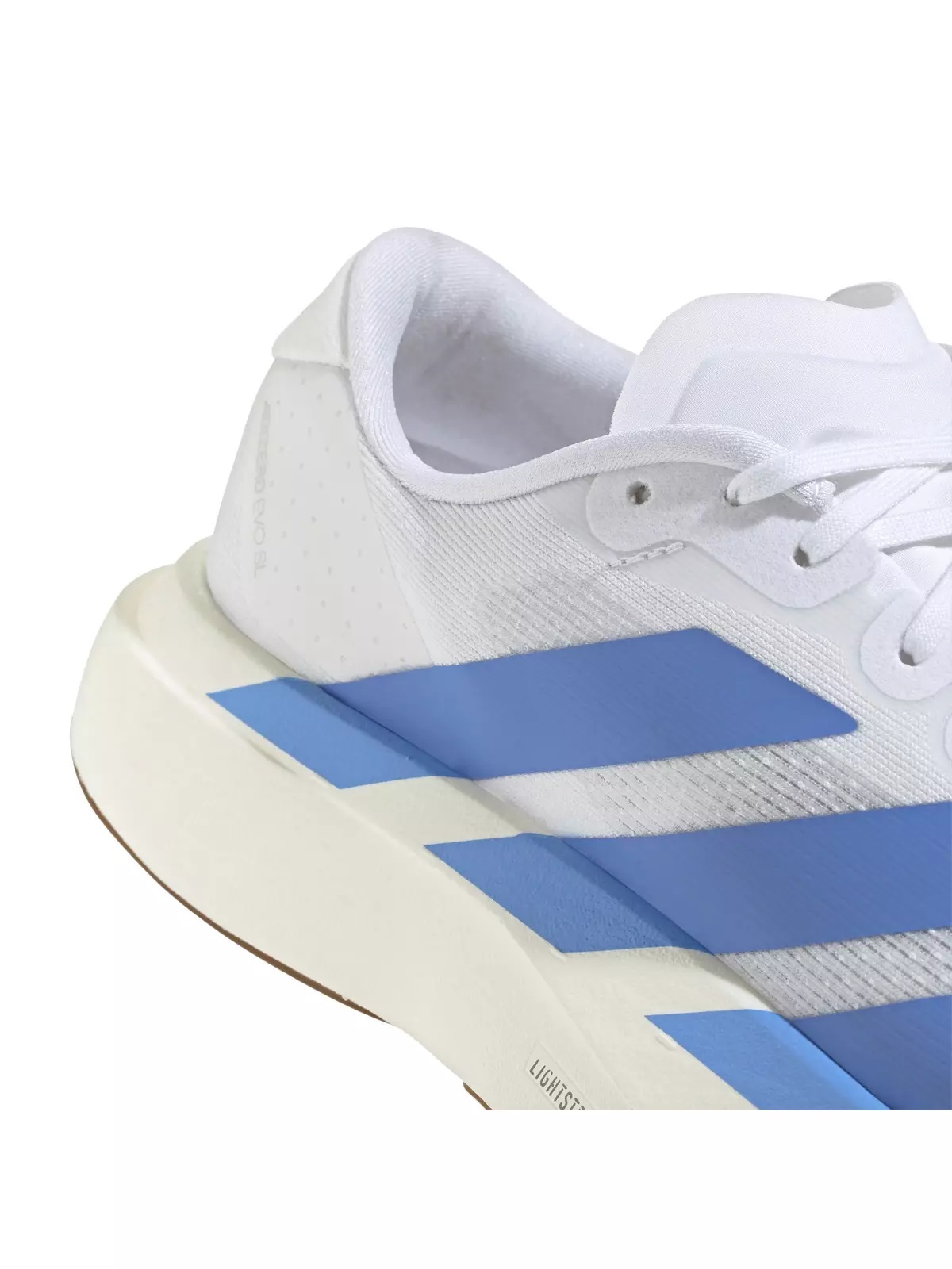Adizero EVO SL "Ftwr White/Blue Fusion/Off White" Women's Running Shoe - 8