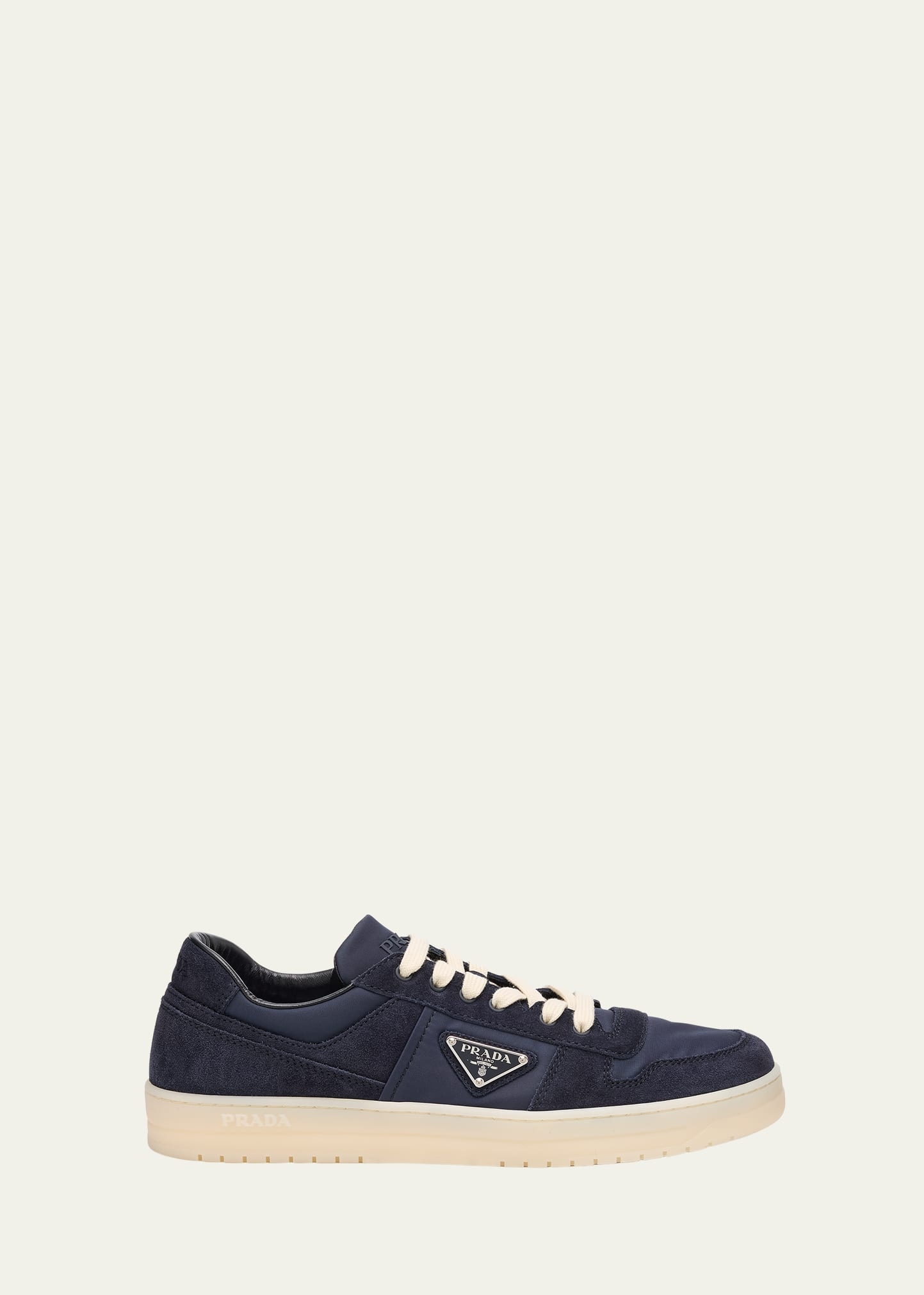 Men's Downtown Nylon and Suede Low-Top Sneakers - 1