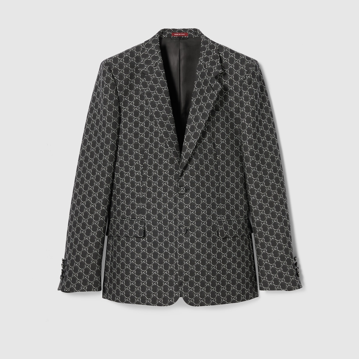 GG wool jacket with optical effect - 1