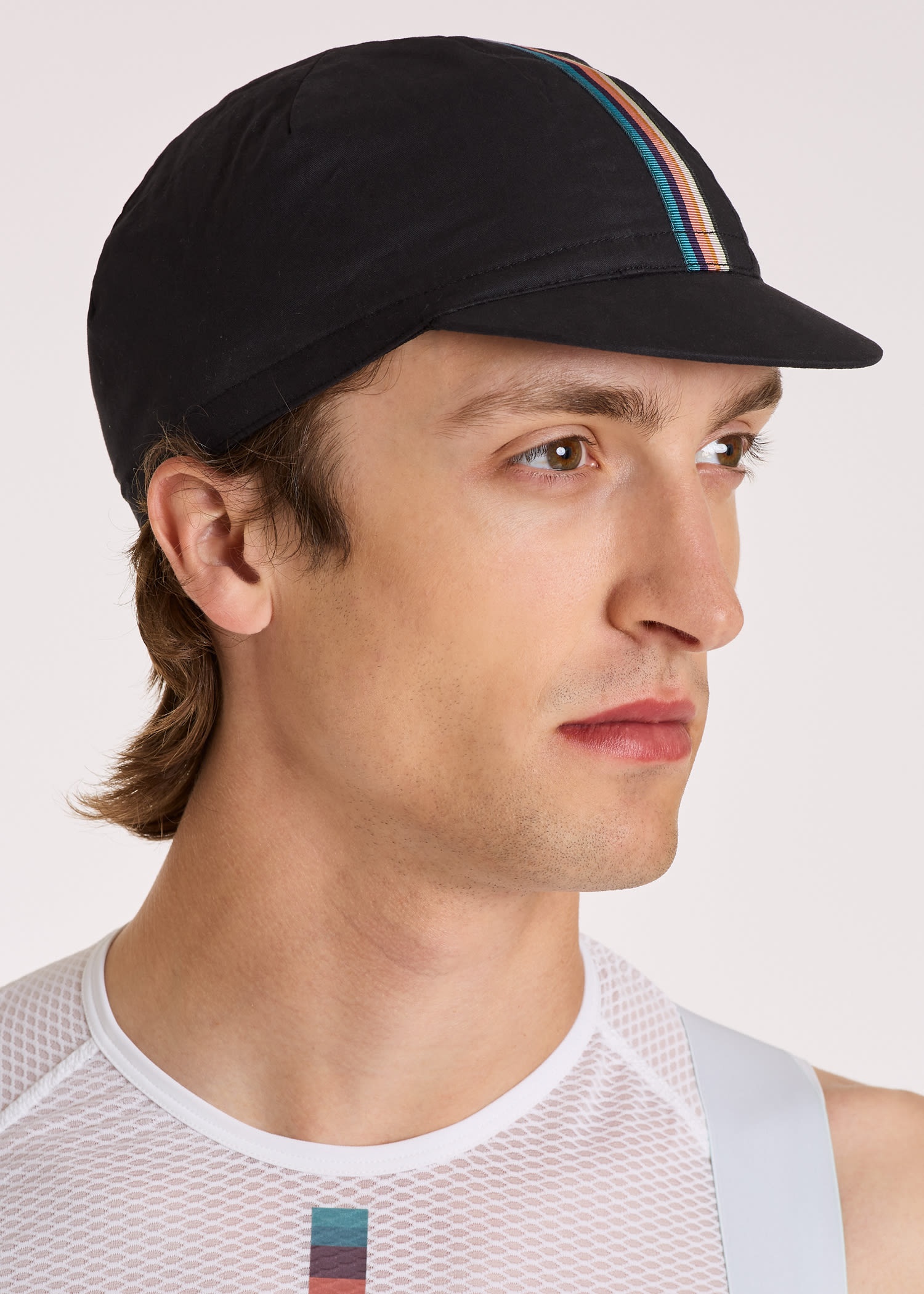 Cycling Cap With 'Artist Stripe' Webbing - 7
