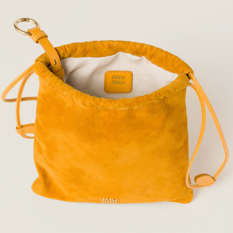 Miu Miu Suede pouch outlook