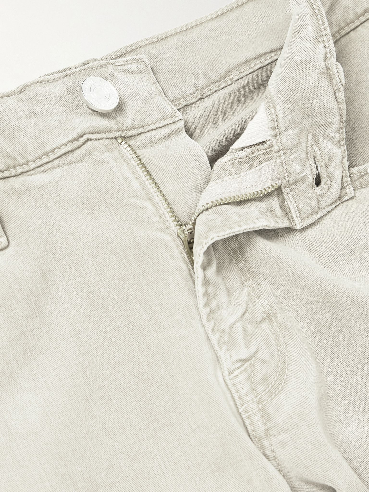 L'Homme Slim-Fit Stretch Lyocell-Blend Trousers Beige - 6