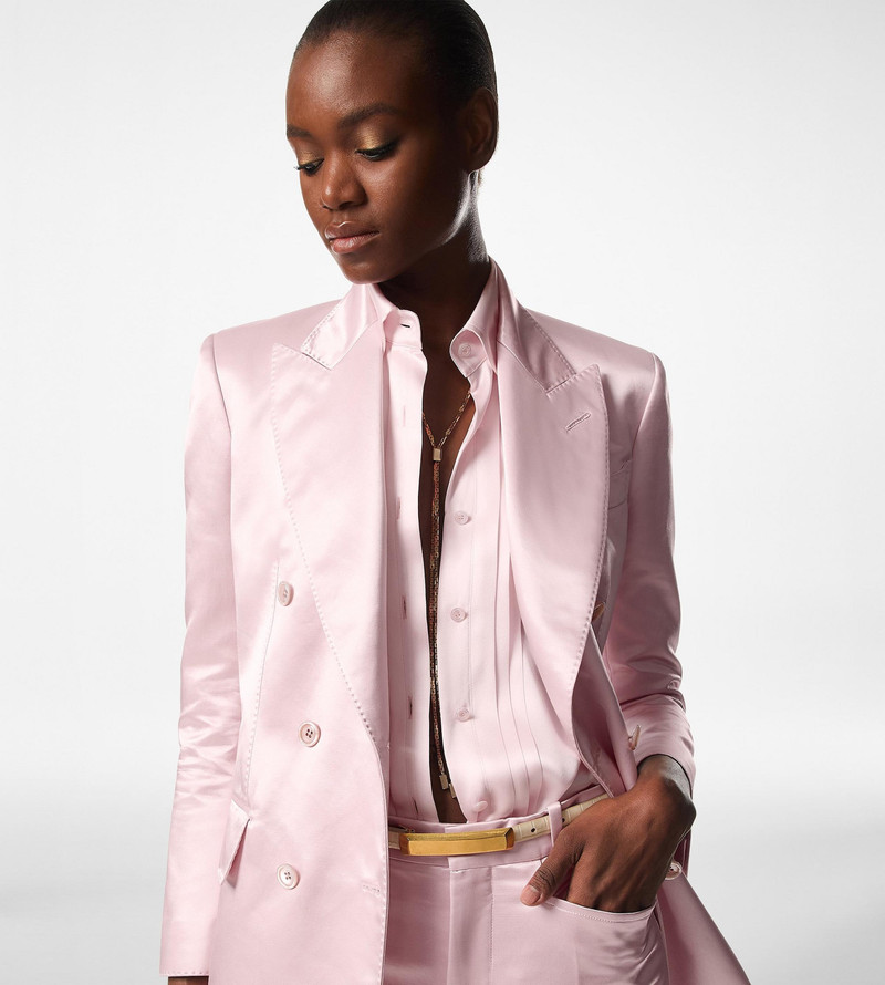 TOM FORD LUSTROUS  "WALLIS" DOUBLE BREASTED JACKET outlook